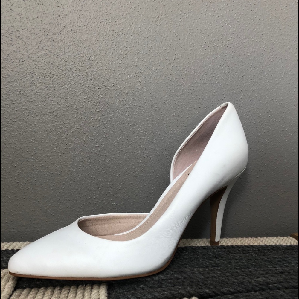 White Vince Camuto Heels